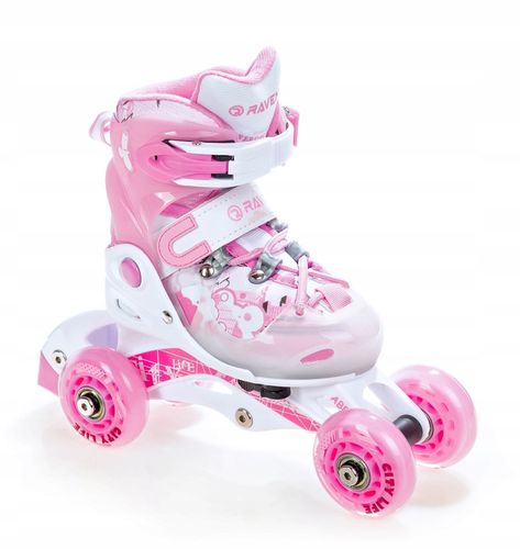 Rolko-Wrotki 3w1 Regulowane RAVEN Princess 26-29 Kauczuk na Arena.pl