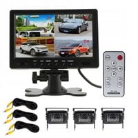 3x KAMERA COFANIA MONITOR 9 CALI BUS TIR DIODY IR