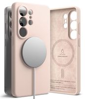 ringke silicone magnetic magsafe galaxy s26 ultra pink sand