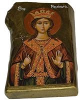 Ikona Święta Barbara patronka górników