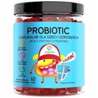 MyVita Probiotic Naturalne Żelki dla Dzieci i Dorosłych Probiotyki 60 żelek