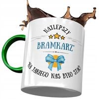 Kubek Zielony Dla Bramkarza Najlepszy Bramakrz Z Nadrukiem Ze Zdjęciem