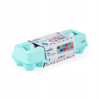 TULI FUN ZABAWKA SENSORYCZNA JAJKA ZABAWA KSZTAŁTAMI SORTER 12M+