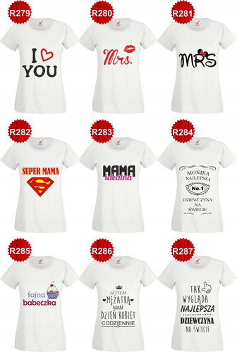 Koszulka dla mamy tekst Mała mi Padłaś Powstań na Arena.pl