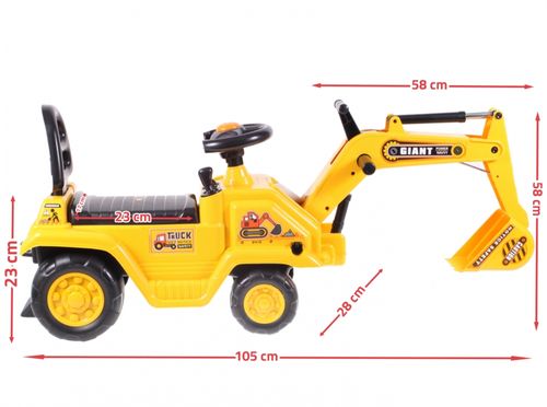 Jeździk - Chodzik, Nocnik dla dzieci KOPARKA na Arena.pl