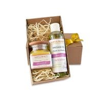 Zestaw Prezent Do Masażu - Jaśmin - Olejek Świeca Relaks Afrodyzjak