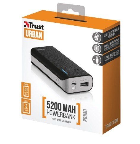 Primo Powerbank 5200 czarny na Arena.pl