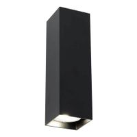 Kinkiet LAMPA ścienna OZU 4402 Shilo metalowa OPRAWA przyścienna prostokątna czarna