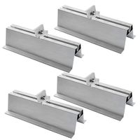 UCHWYTY TRAPEZOWE PANEL SŁONECZNY KOMPLET 4SZT