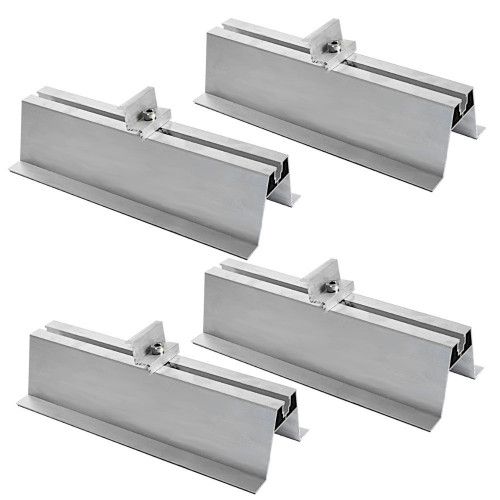 UCHWYTY TRAPEZOWE PANEL SŁONECZNY KOMPLET 4SZT zdjęcie 1