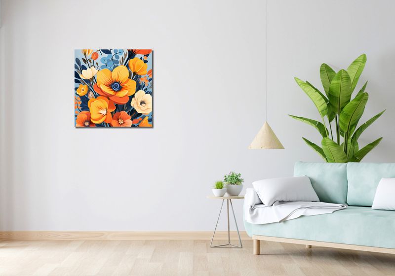 Obraz 60x60cm Kwiatowy Majestat zdjęcie 2