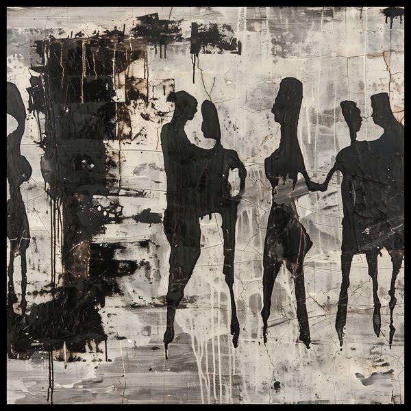 Plakat 90x90cm Szarzy Ludzie zdjęcie 2