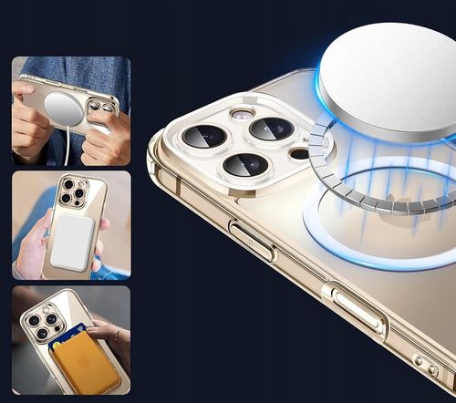 Etui do iPhone 16 Pro WZMACNIANE do MAGSAFE ANTI SHOCK CASE + Szkło 9H na Arena.pl