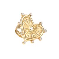 pierścionek z sercem z kolekcji bella (r23/zwe/56au)