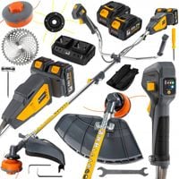 KOSA AKUMULATOROWA 42V PODKASZARKA WYKASZARKA TARCZA GŁOWICA SZELKI ŻYŁKA