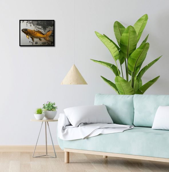 Plakat 40x30cm Spokojna Ryba Koi zdjęcie 4