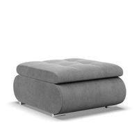 Pufa otwierana, schowek, Bosco, sztruks, 70x88x42 cm, szary | TYLETEGOTU
