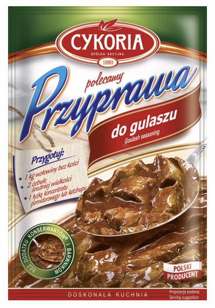 CYKORIA PRZYPRAWA DO GULASZU 30G zdjęcie 1