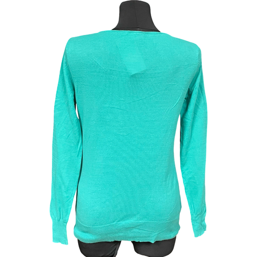 Wygodna Damska Koszulka na Długi Rękaw Bawełna Zielony Rozmiar L na Arena.pl