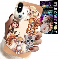 ETUI DO IPHONE X / XS - PLECKI DLA DZIECI W ZWIERZĘTA LEŚNE CASE