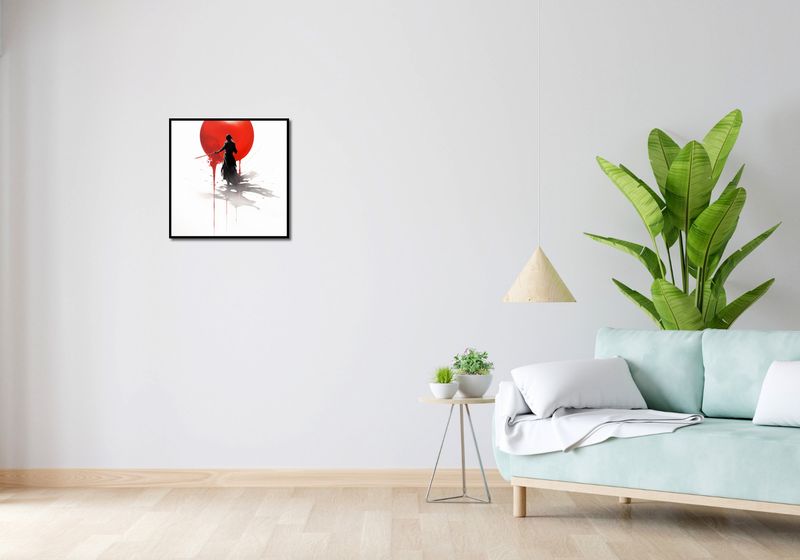 Plakat 50x50cm Samotny Samuraj zdjęcie 4