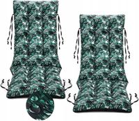 Poduszka na leżak krzesło fotel ogrodowe 48x48x75 exotic 2 sztuki