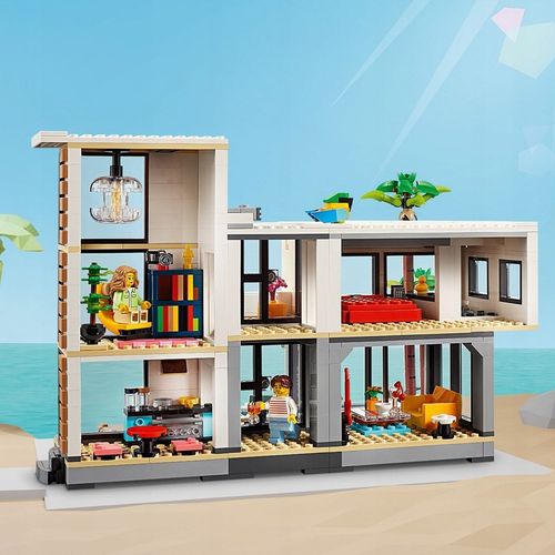 LEGO Creator 3w1 31153 Nowoczesny Dom Przy Plaży Kamienica Leśna Chatka na Arena.pl