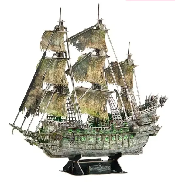 Puzzle 3D 360 elementów. Latający Holender (wersja LED) zdjęcie 2