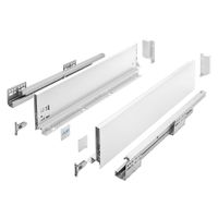 Szuflada AXIS PRO, L-250, Średnia, H-120, Biała, 40 kg