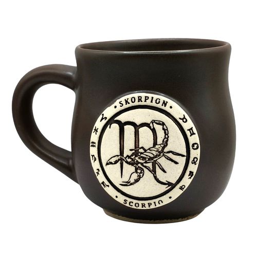 Kubek Ceramiczny 300 ml ze Znakiem Zodiaku Skorpion – Rękodzieło na Arena.pl