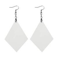 Kolczyki z MDF-u do sublimacji - duży diament