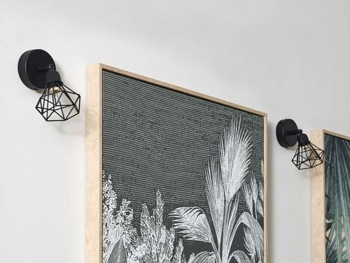 Zestaw 2 lamp ściennych czarny ERMA na Arena.pl