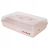 POJEMNIK PUDŁO NA CIASTO BABKĘ Z PRZYKRYWKĄ RÓŻOWY