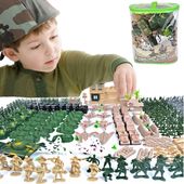 figurki baza wojskowa 400el żołnierzyki mała armia