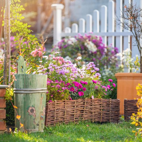 Palisada Ogrodowa 120x30cm Płotek Wiklinowy 10szt na Arena.pl