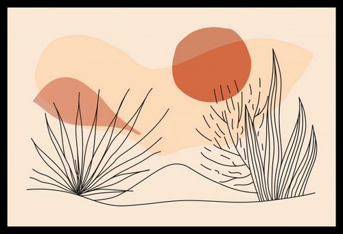 Plakat 45x30cm Miękka Roślinność na Arena.pl