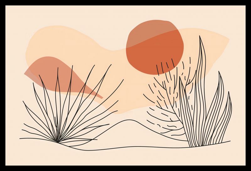 Plakat 45x30cm Miękka Roślinność zdjęcie 2