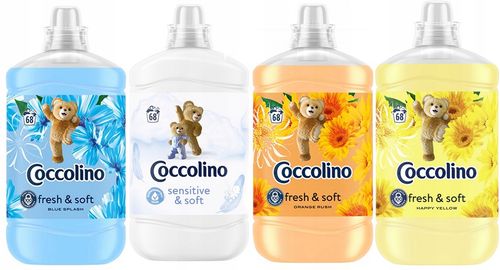zestaw 4 płynów coccolino core mix 4 x 1700ml na Arena.pl
