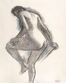 Naked woman, Edgar Degas - plakat 61x91,5 cm