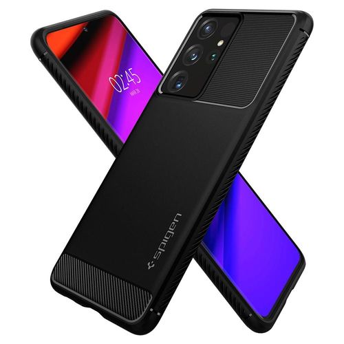 spigen rugged armor galaxy s21 ultra matte black na Arena.pl