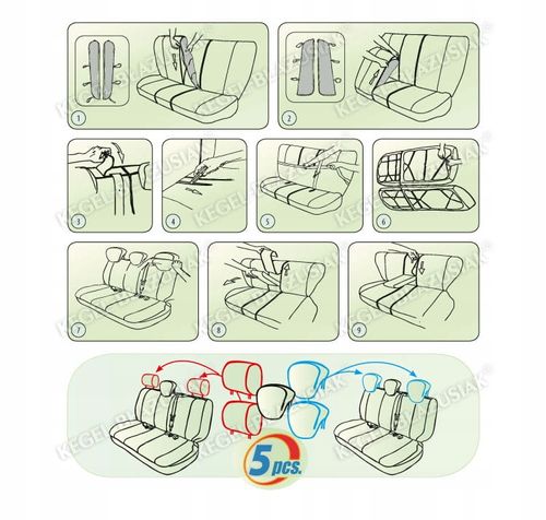 Pokrowiec na tylną kanapę Apollo LXLR na Arena.pl