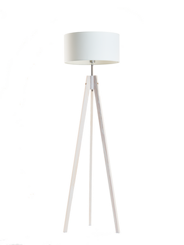 Popielata lampa podłogowa HAITI E27 na Arena.pl
