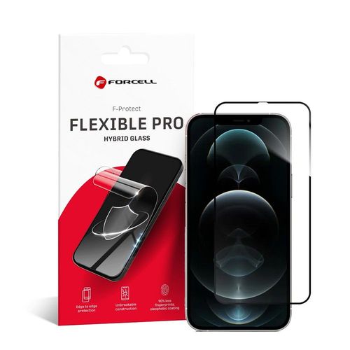 Szkło hybrydowe do iPhone XS MAX / 11 PRO MAX Forcell Flexible 5D czarne na Arena.pl