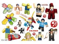 Tatuaże zmywalne, UA, CG349, Roblox