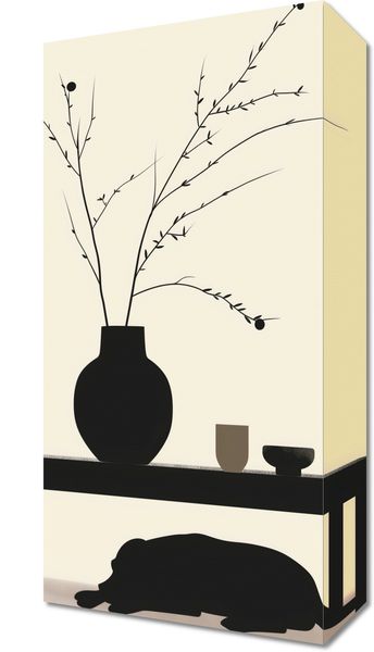 Obraz 20x40cm Wypocznij Psino zdjęcie 1