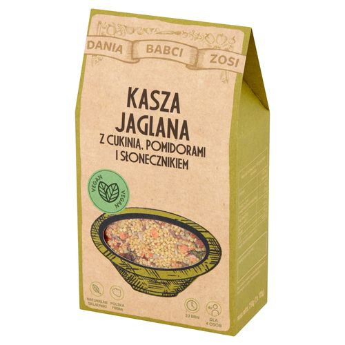 DANIA BABCI ZOSI - KASZA jaglana z cukinią, pomidorami i słonecznikiem 250g na Arena.pl