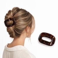 spinka do włosów brąz xl elegancka sp464