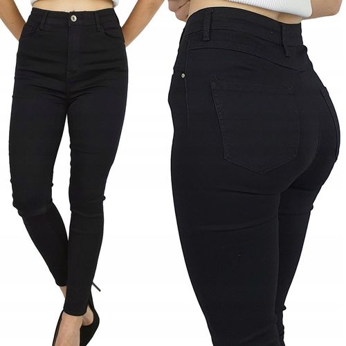 # DAMSKIE SPODNIE JEANSOWE WYSZCZUPLAJĄCE KOLORY # na Arena.pl