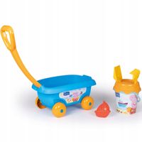 SMOBY WÓZEK Z AKCESORIAMI DO PIASKU ŚWINKA PEPPA