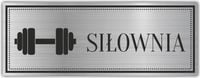 Tabliczka Grawerowana SIŁOWNIA SZATNIA BOISKO